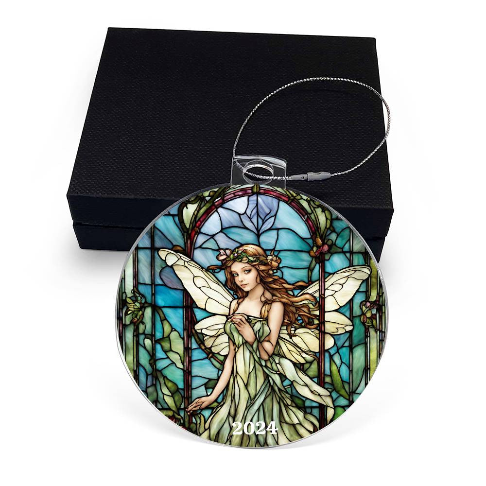 Green fairy Christmas Ornament-[Heartfelt Family Gift]
