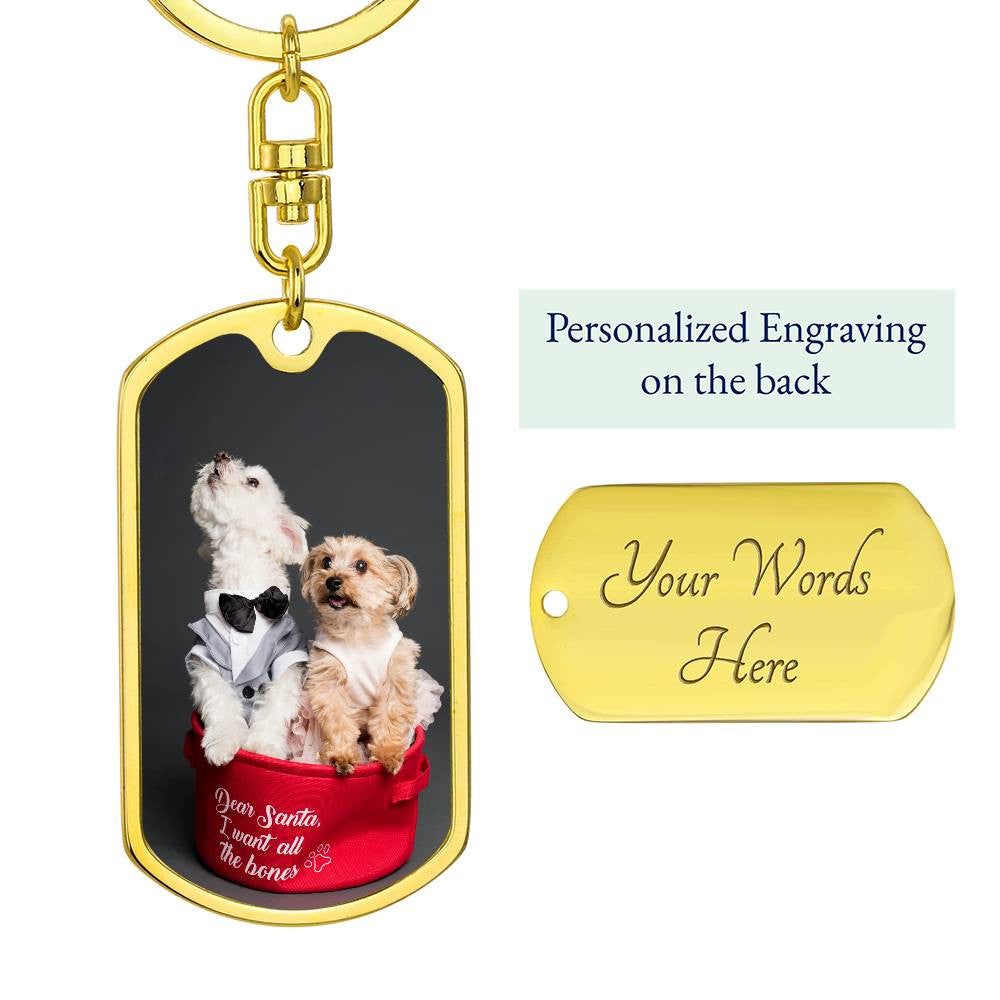 Personalized Pet Photo Keychain - Unique Memorial Gift for Dog Lovers-[Heartfelt Family Gift]