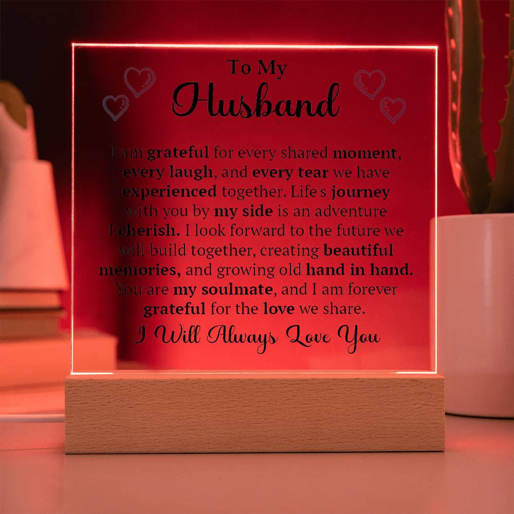 Husband Acrylic Plaque-[Heartfelt Family Gift]