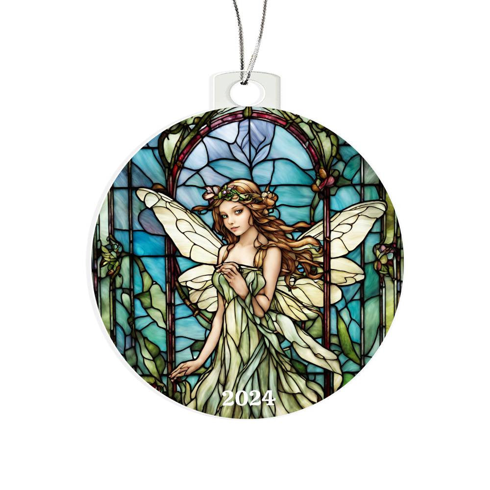 Green fairy Christmas Ornament-[Heartfelt Family Gift]