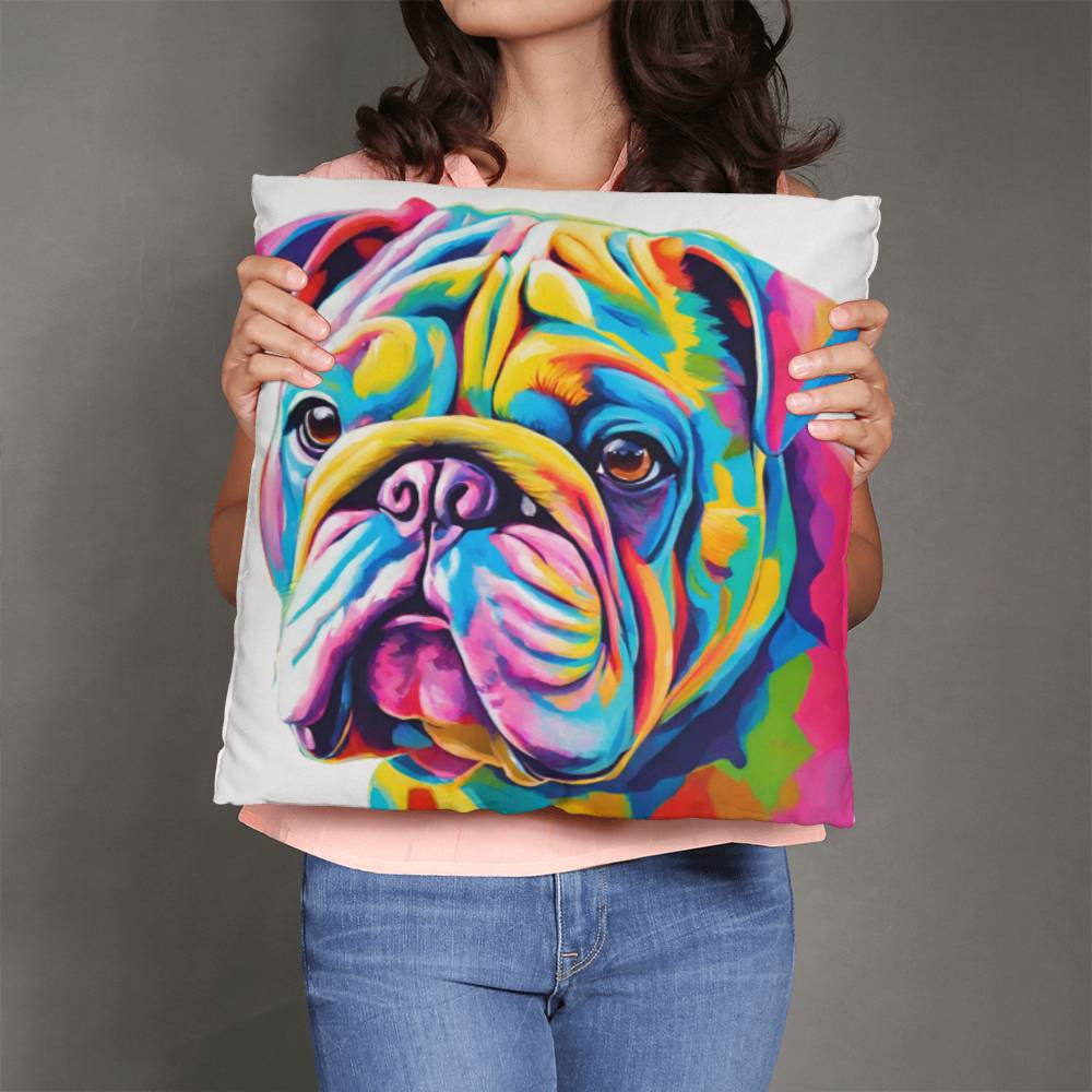 Watercolor Pug Double Sided Pillow in 5 Sizes-[Heartfelt Family Gift]