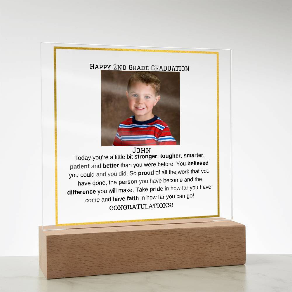 Personalized Photo Plaque - Elementary Middle School Graduation Gift-[Heartfelt Family Gift]