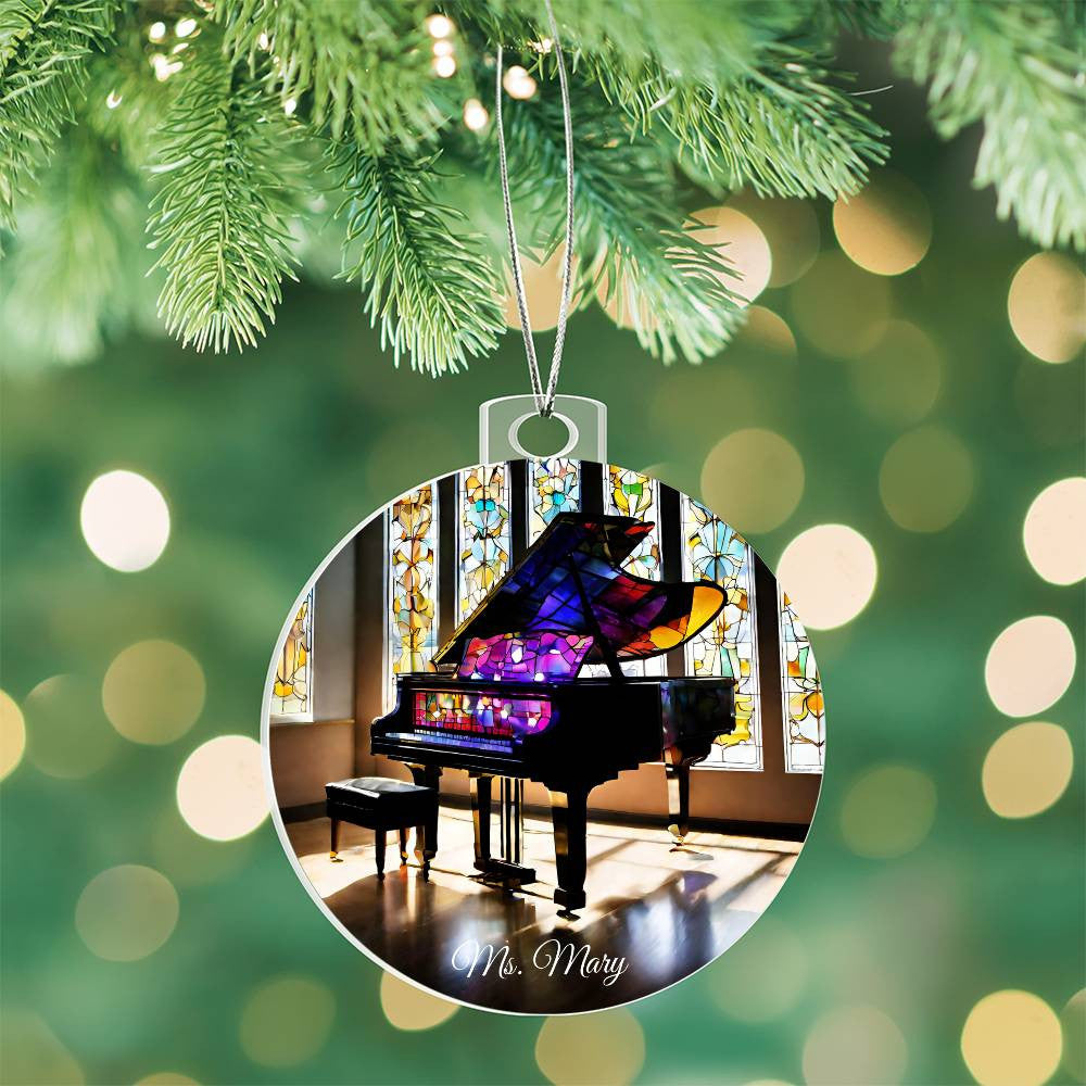 Piano Ornament Gift for Music Teacher or Piano Player-[Heartfelt Family Gift]