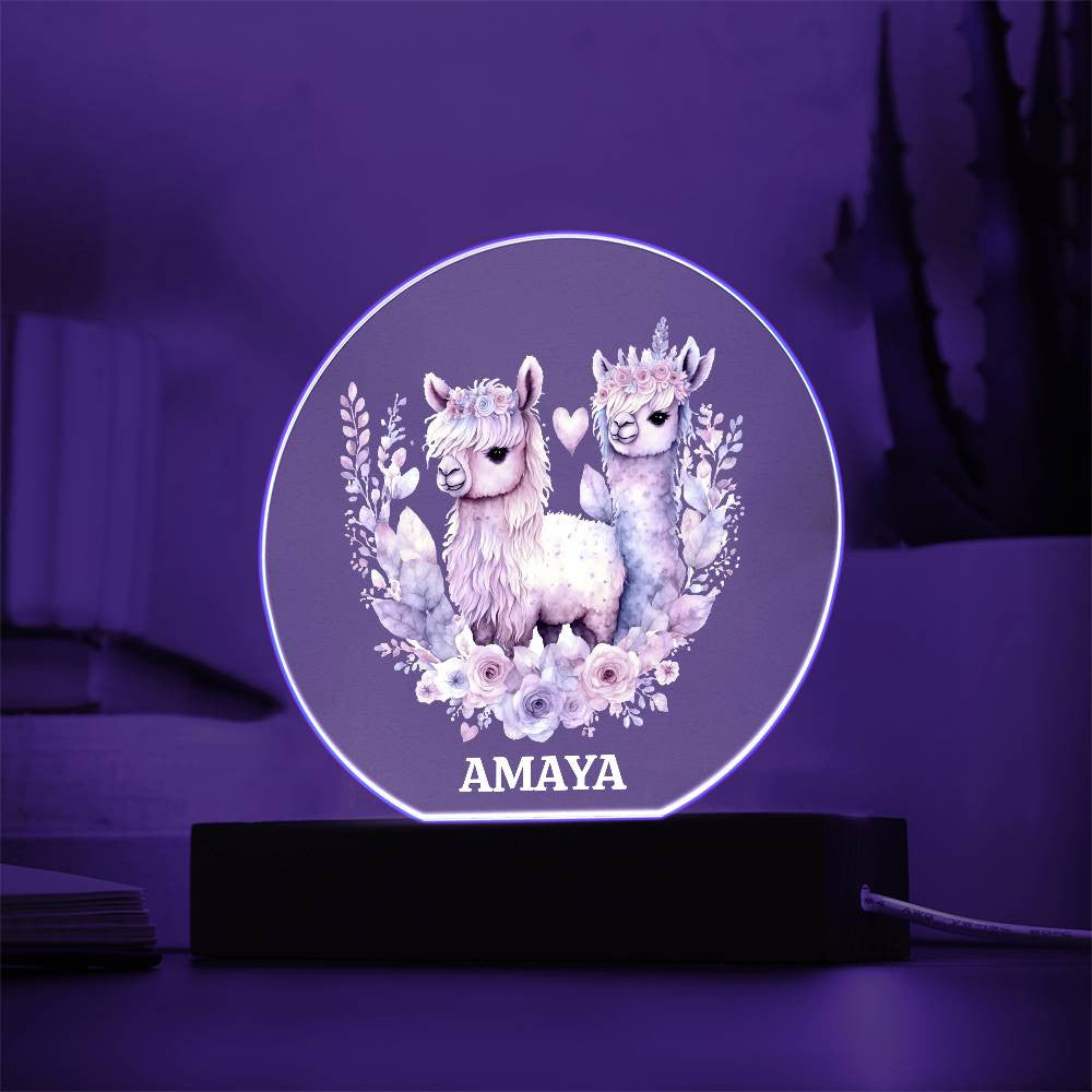 Lllam Nursery Night Light-[Heartfelt Family Gift]