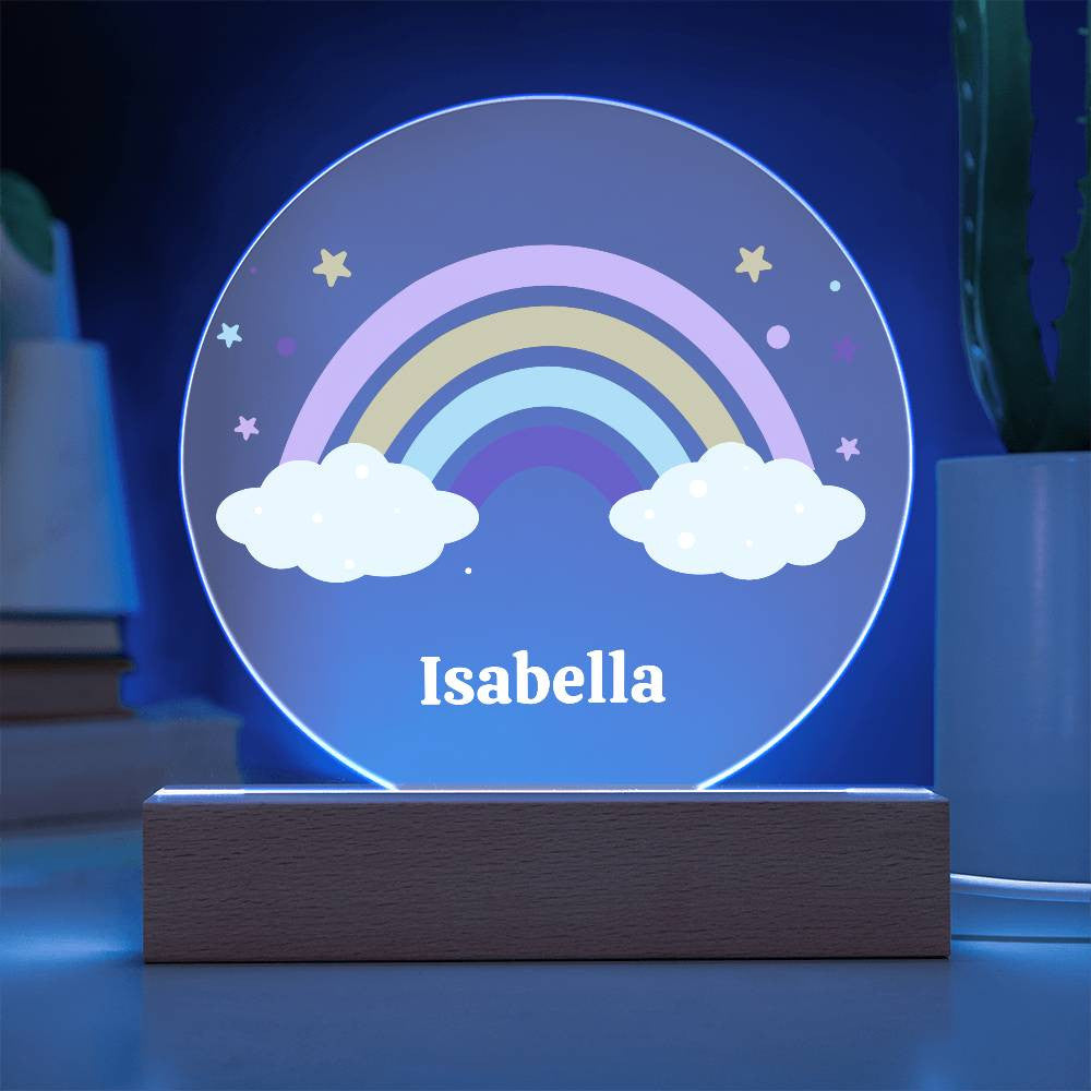 Rainbow Custom Name Night light-[Heartfelt Family Gift]