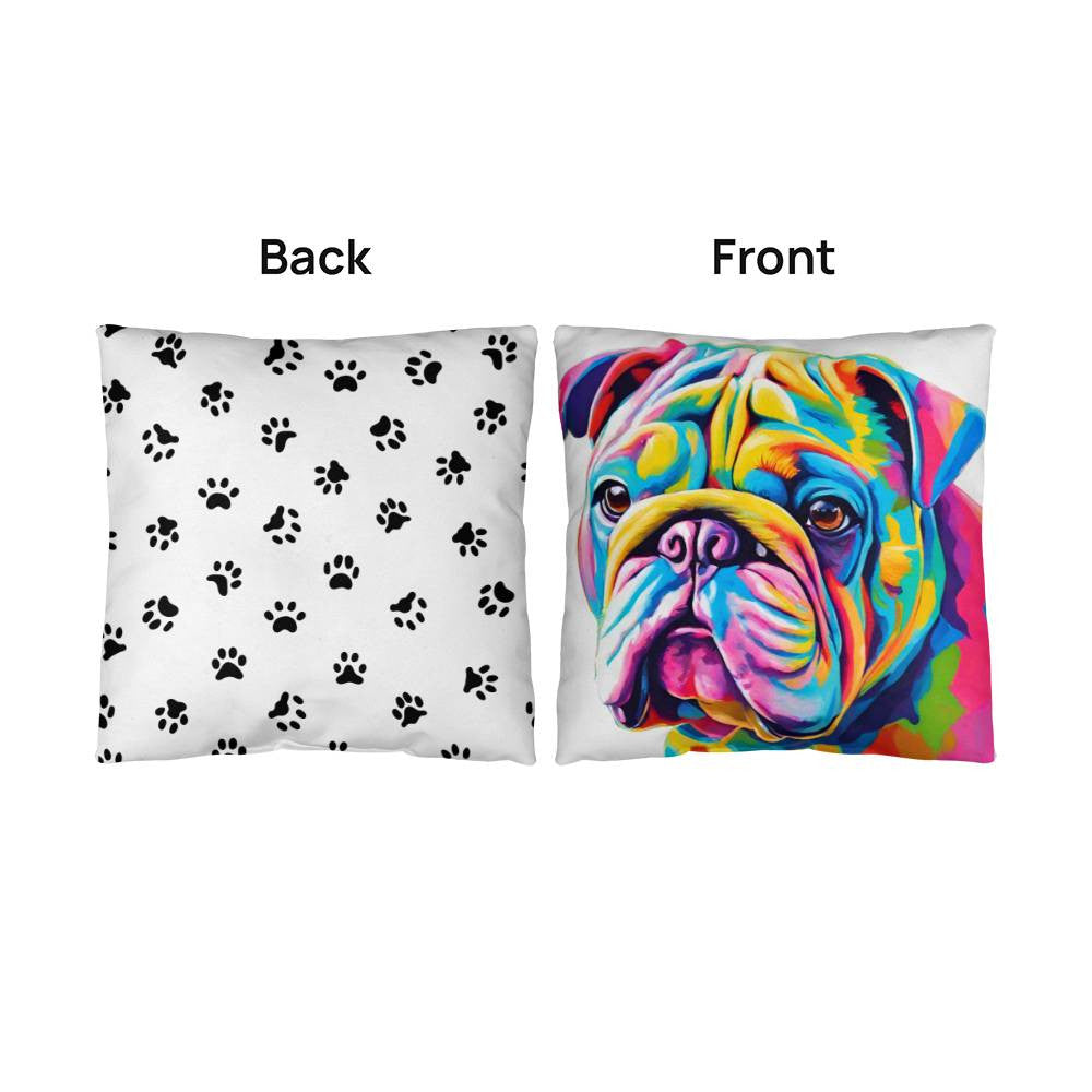 Watercolor Pug Double Sided Pillow in 5 Sizes-[Heartfelt Family Gift]