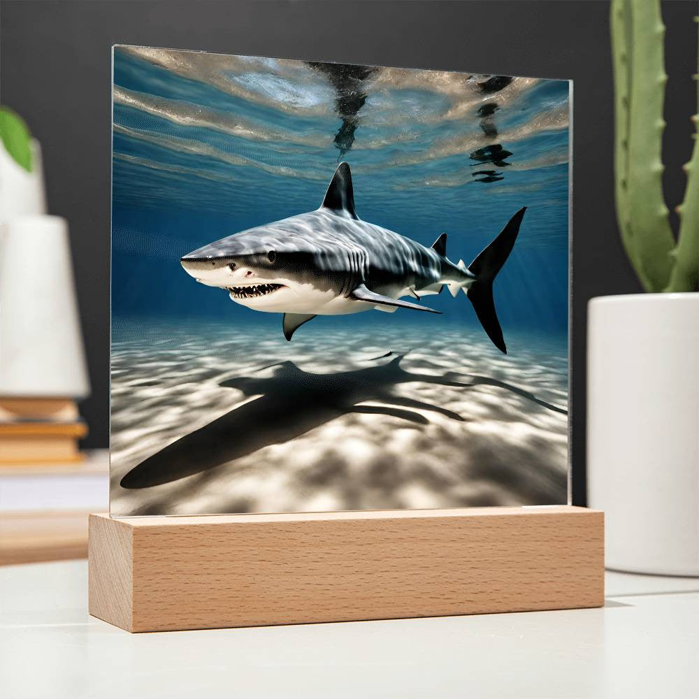 Shark Acrylic LED Plaque-[Heartfelt Family Gift]