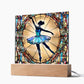 Personalized Ballerina Night Light  Custom LED Dance Room Decor for Girls-[Heartfelt Family Gift]