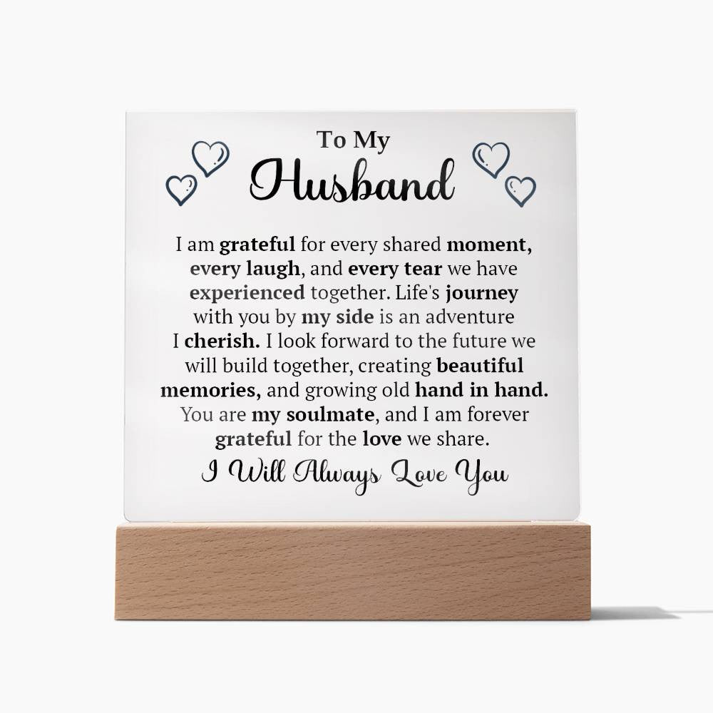 Husband Acrylic Plaque-[Heartfelt Family Gift]