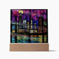 Chicago Skyline Sears Town LED Acrylic Square Plaque-[Heartfelt Family Gift]