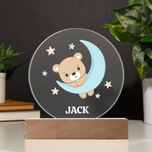Bear Star and Moon Night Light-[Heartfelt Family Gift]
