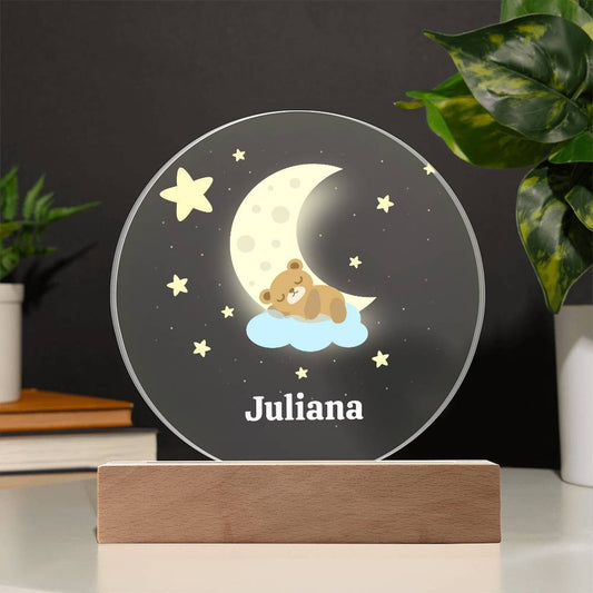 Bear Star and Moon Night light-[Heartfelt Family Gift]