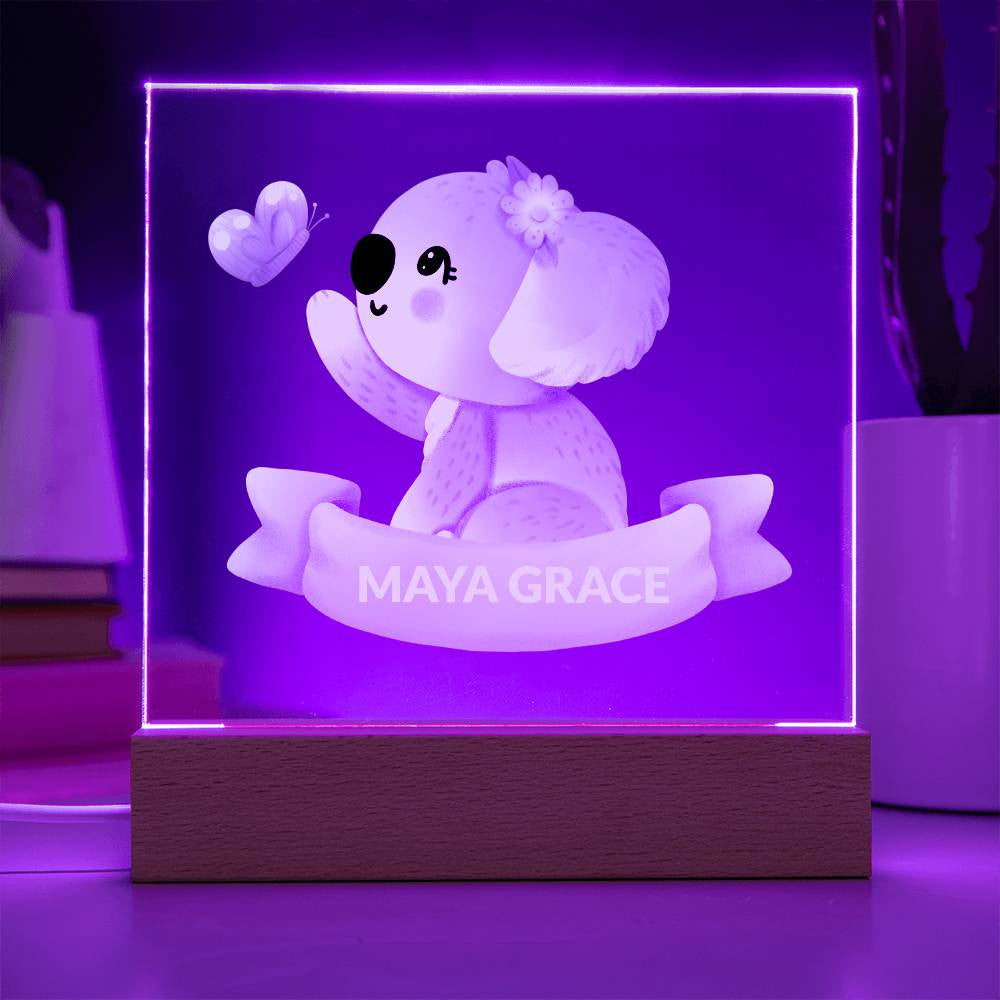 Koala Bear Acrylic Night Light-[Heartfelt Family Gift]
