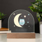 Personalized Owl Night Light for Kids Rooms - Custom Name Nursery Decor  Gift for Children-[Heartfelt Family Gift]