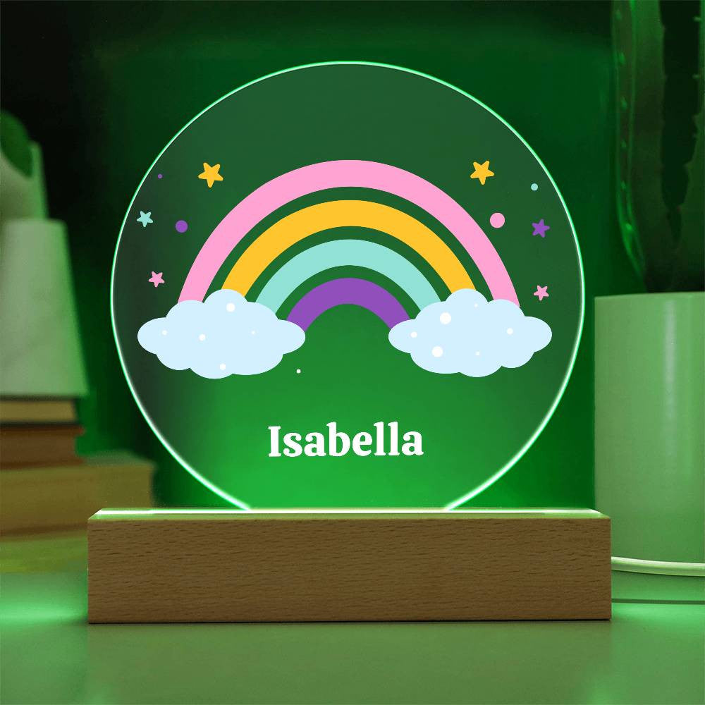 Rainbow Custom Name Night light-[Heartfelt Family Gift]