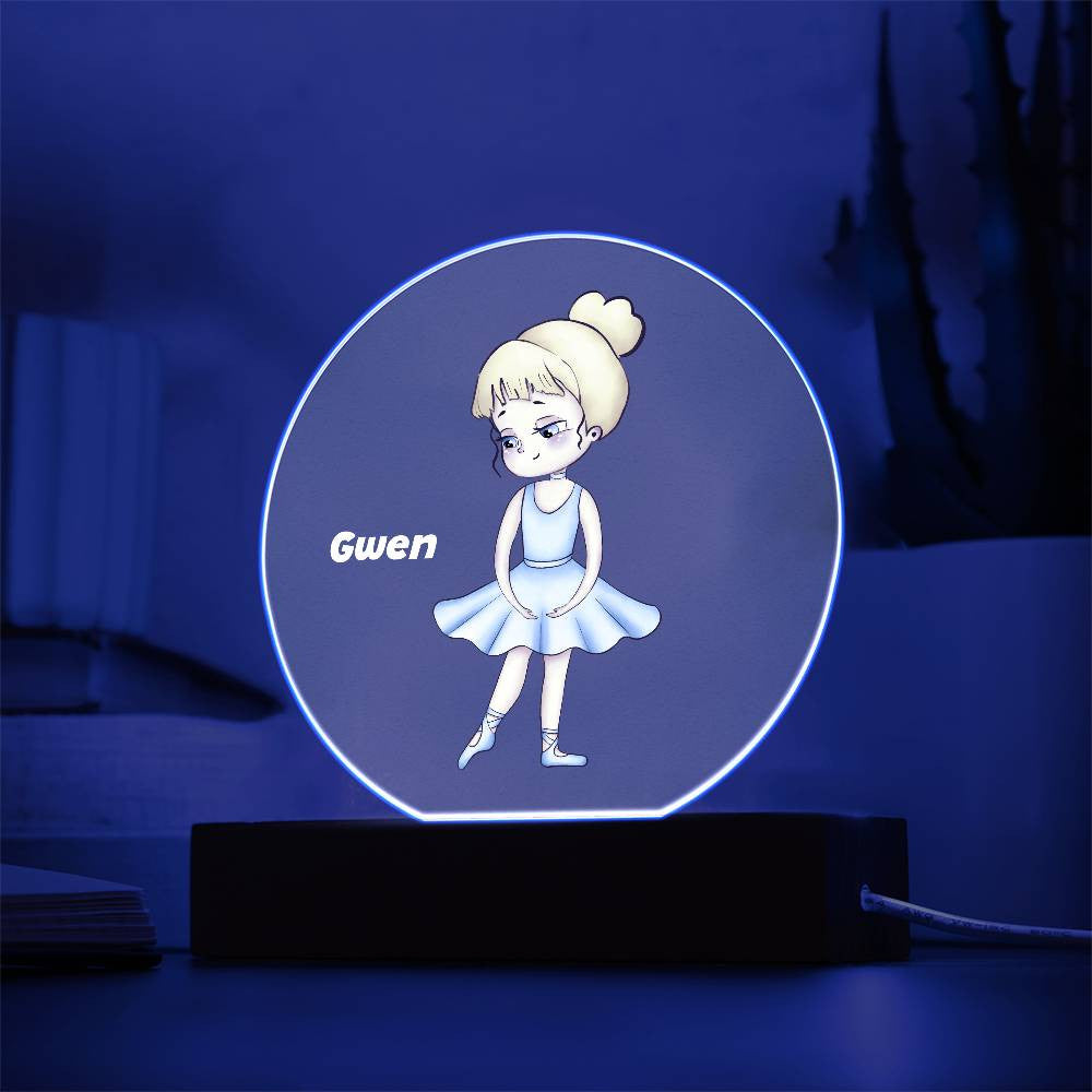 Gift for dance lover, Dance Recital Gift, Easter Gift for Girl,  Ballerina Gift, Personalized Dance Gift, Custom Night Light, Cute Birthday Gift for Her, Girl Ballet Christmas Gift-[Heartfelt Family Gift]