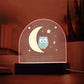 Personalized Owl Night Light for Kids Rooms - Custom Name Nursery Decor  Gift for Children-[Heartfelt Family Gift]