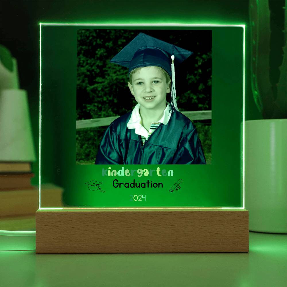 Kindergarten Acrylic Graduation Frame-[Heartfelt Family Gift]