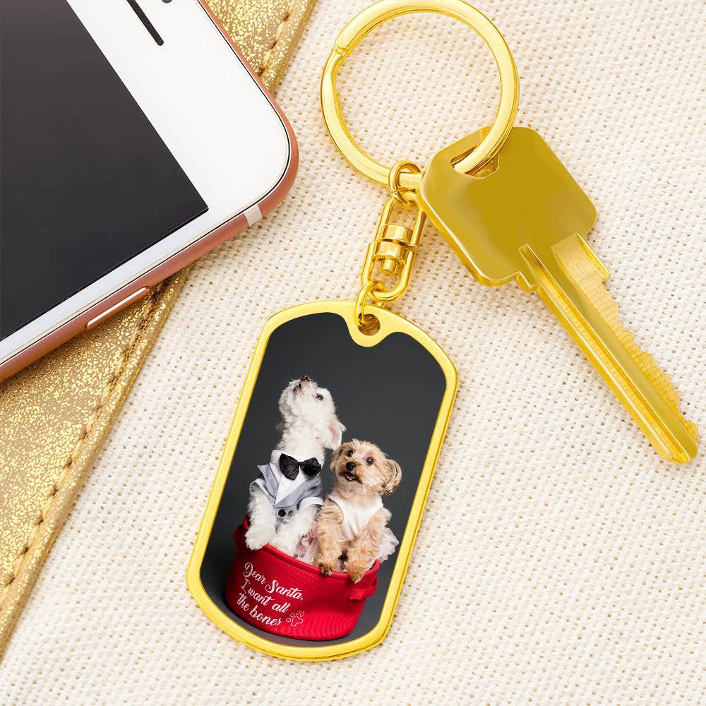 Personalized Pet Photo Keychain - Unique Memorial Gift for Dog Lovers-[Heartfelt Family Gift]