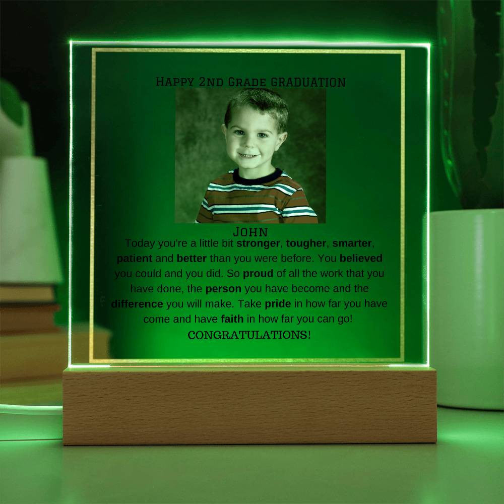 Personalized Photo Plaque - Elementary Middle School Graduation Gift-[Heartfelt Family Gift]