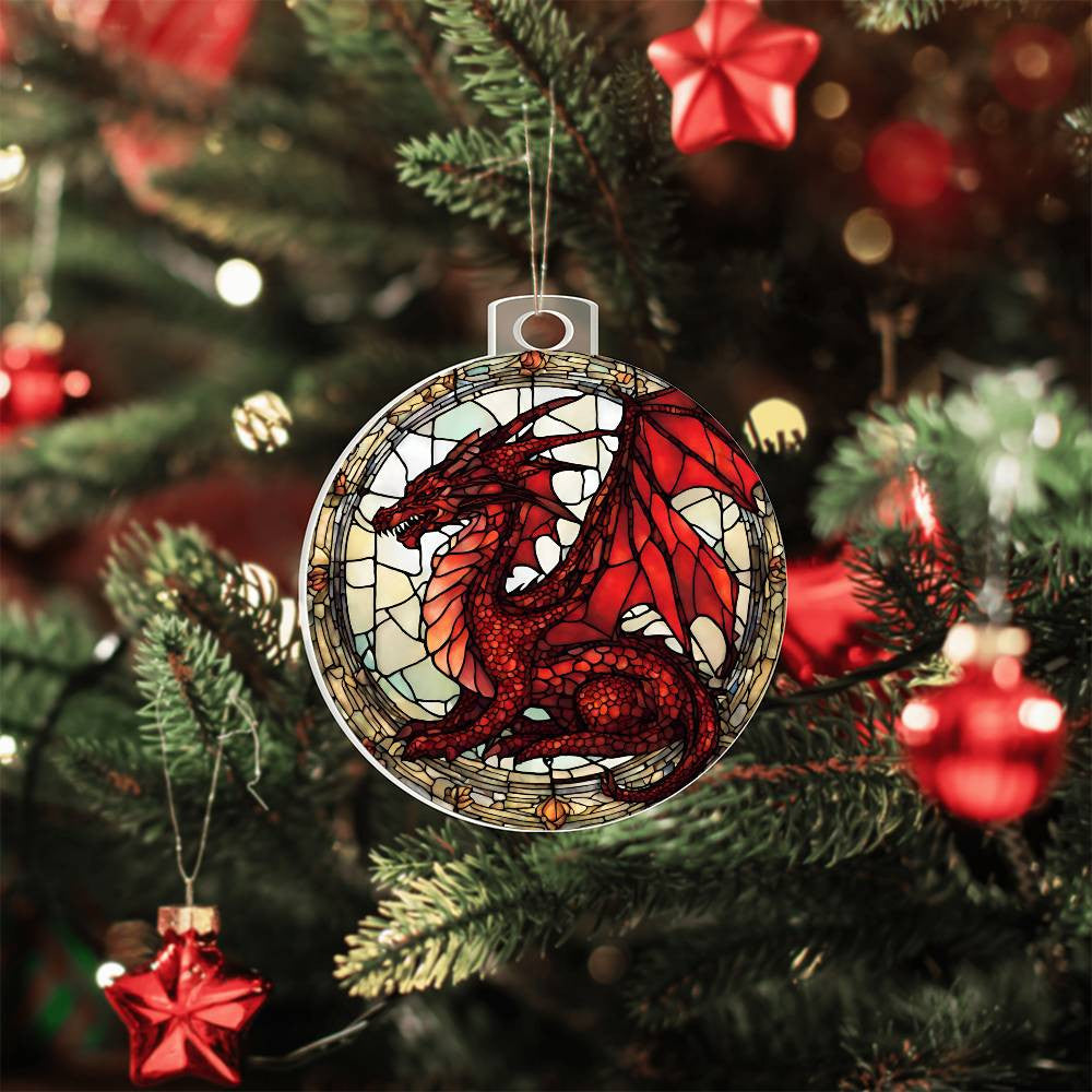 Dragon Acrylic Ornament Plaque-[Heartfelt Family Gift]