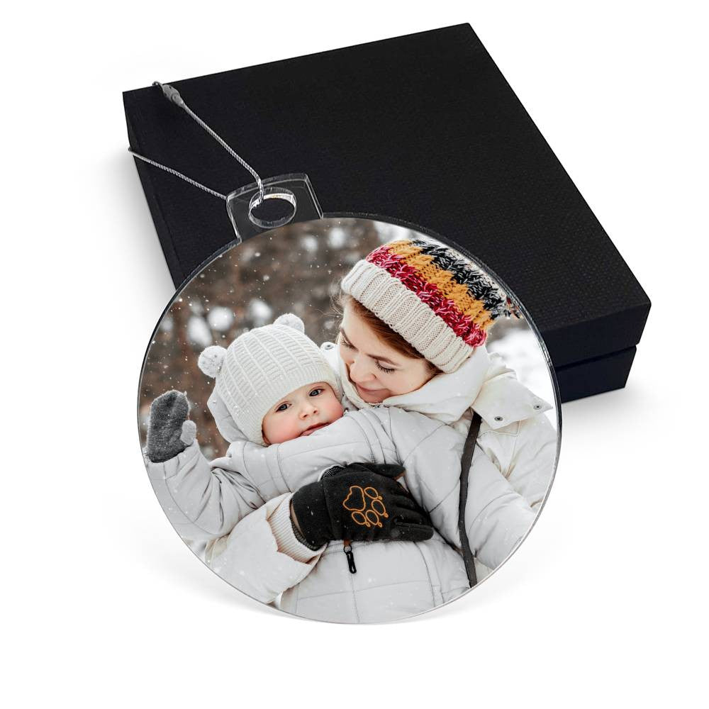 Family Photo Christmas Tree Acrylic Ornament-[Heartfelt Family Gift]
