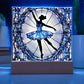 Personalized Ballerina Night Light  Custom LED Dance Room Decor for Girls-[Heartfelt Family Gift]