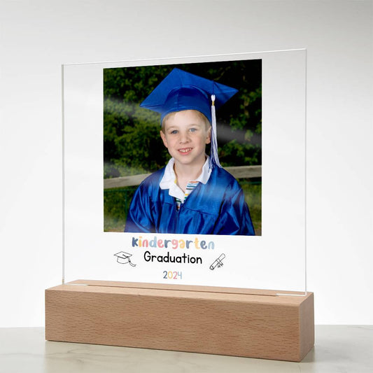 Kindergarten Acrylic Graduation Frame-[Heartfelt Family Gift]
