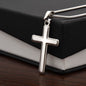 Soulmate Personalized Stainless Steel Cross-[Heartfelt Family Gift]