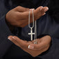 To My Sister -  I Don't Say It Near Enough - Engraved Stainless Steel Cross-[Heartfelt Family Gift]