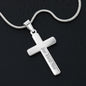 Soulmate Personalized Stainless Steel Cross-[Heartfelt Family Gift]