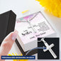To My Sister -  I Don't Say It Near Enough - Engraved Stainless Steel Cross-[Heartfelt Family Gift]
