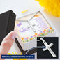 Sister - Distance Never Separates Two Hearts - Engraved Cross Necklace-[Heartfelt Family Gift]