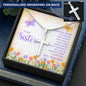 Sister - Distance Never Separates Two Hearts - Engraved Cross Necklace-[Heartfelt Family Gift]