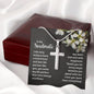 Soulmate Personalized Stainless Steel Cross-[Heartfelt Family Gift]
