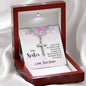 To My Sister -  I Don't Say It Near Enough - Engraved Stainless Steel Cross-[Heartfelt Family Gift]