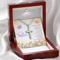 Sister - Distance Never Separates Two Hearts - Engraved Cross Necklace-[Heartfelt Family Gift]