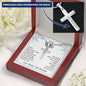 To My Wife - times have been crazy - Engraved Stainless Steel Cross-[Heartfelt Family Gift]