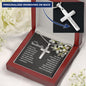 Soulmate Personalized Stainless Steel Cross-[Heartfelt Family Gift]