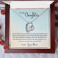 To My Daughter -Learn From Everything -  Forever Love Heart Necklace-[Heartfelt Family Gift]