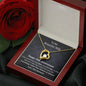 Wife 10th Anniversary - Forever Love Heart Necklace-[Heartfelt Family Gift]