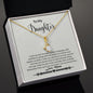 To My Daughter - Strength - Alluring Beauty Necklace-[Heartfelt Family Gift]