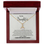 To My Daughter - Strength - Alluring Beauty Necklace-[Heartfelt Family Gift]