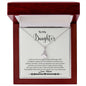 To My Daughter - Strength - Alluring Beauty Necklace-[Heartfelt Family Gift]