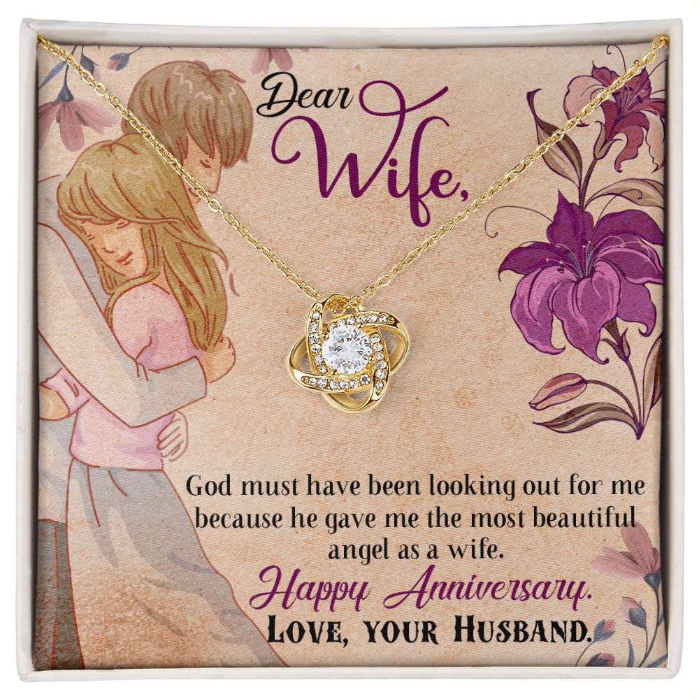 My Angel Anniversary Necklace - Thoughtful Gift for the Wife-[Heartfelt Family Gift]