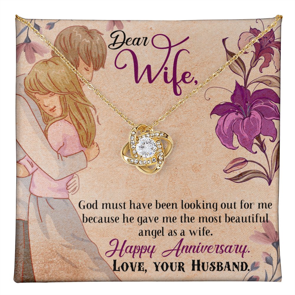 My Angel Anniversary Necklace - Thoughtful Gift for the Wife-[Heartfelt Family Gift]