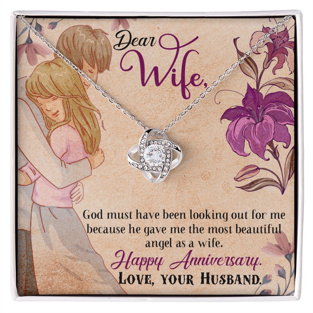 My Angel Anniversary Necklace - Thoughtful Gift for the Wife-[Heartfelt Family Gift]