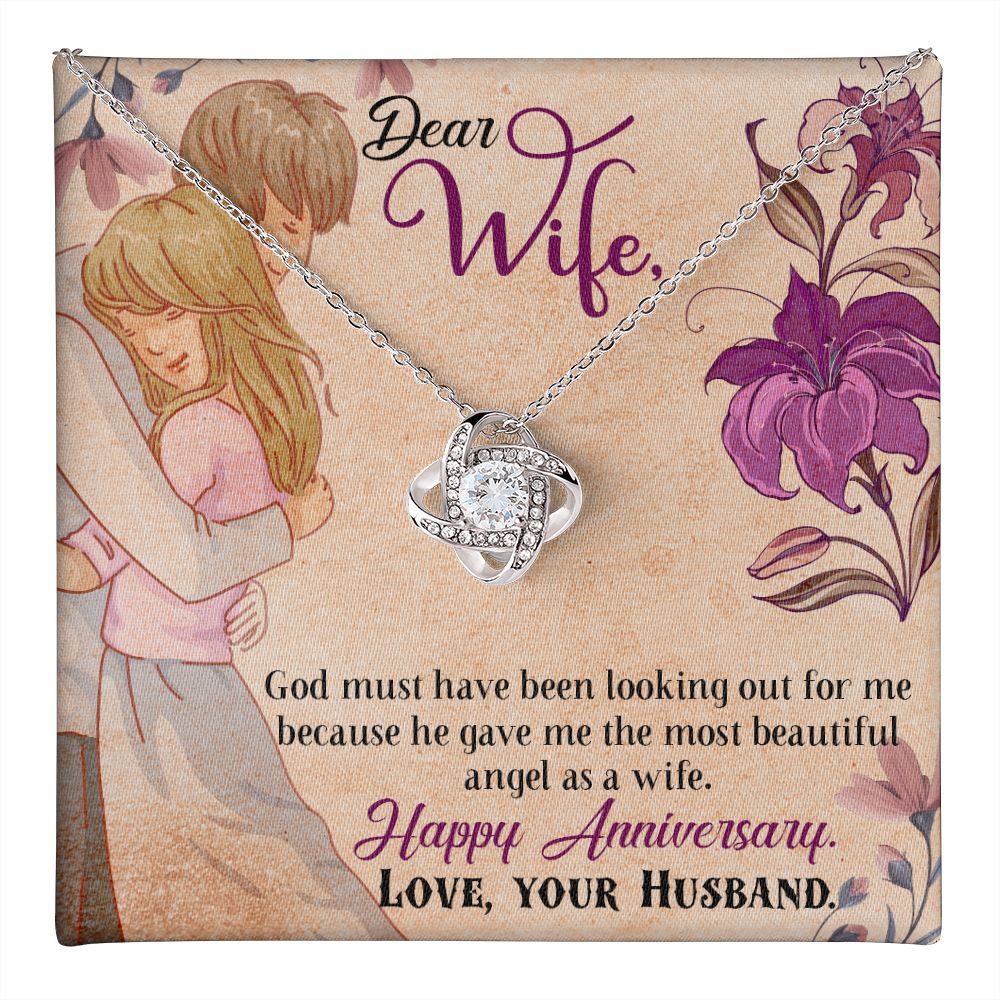 My Angel Anniversary Necklace - Thoughtful Gift for the Wife-[Heartfelt Family Gift]