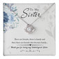 Unbiological Sister - Friends Who Become Family - Knot Necklace-[Heartfelt Family Gift]