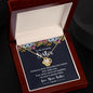 Sister - Distance Never Separates Two Hearts - Love Knot Necklace-[Heartfelt Family Gift]